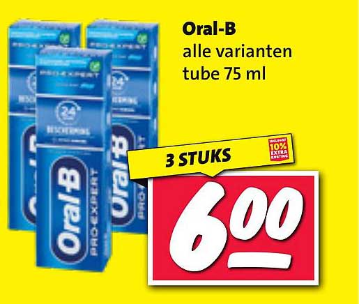 Oral-B alle varianten tube 75 ml