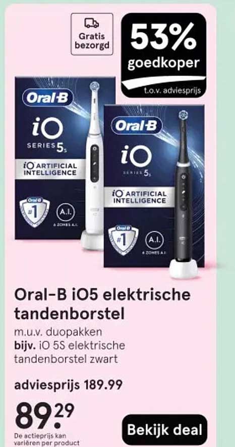Oral-B iO5 elektrische tandenborstel