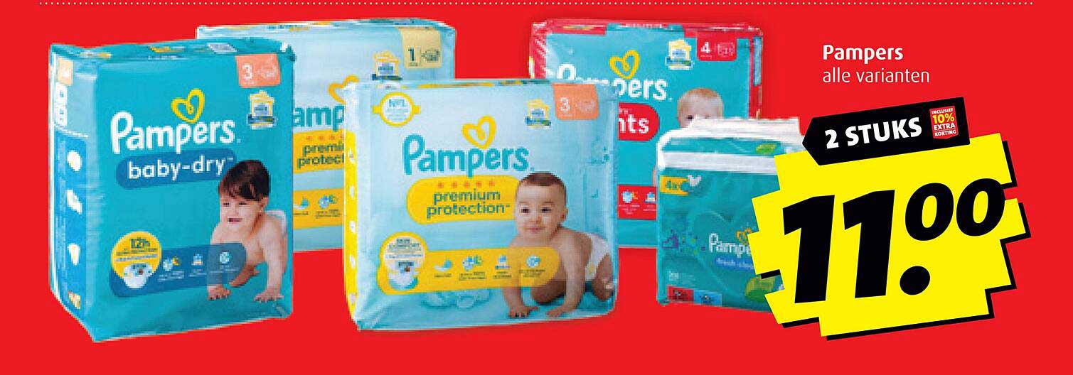 Pampers alle varianten