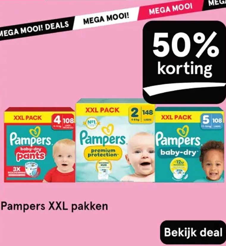 Pampers XXL pakken