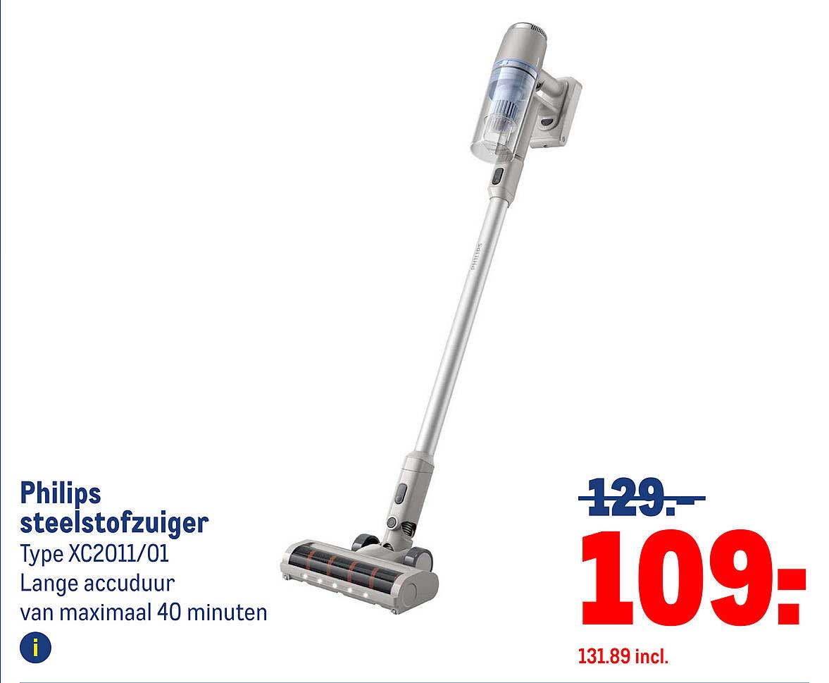 Philips steelstofzuiger Type XC2011/01
