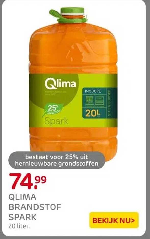 QLIMA BRANDSTOF SPARK 20 liter