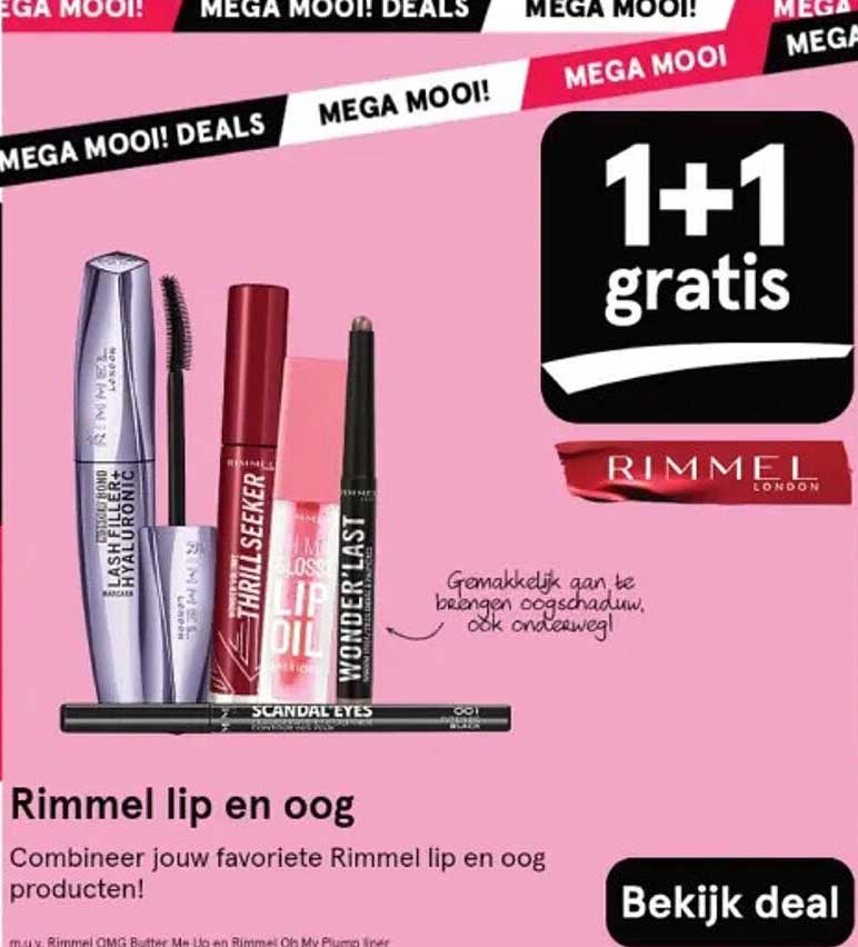 Rimmel lip en oog