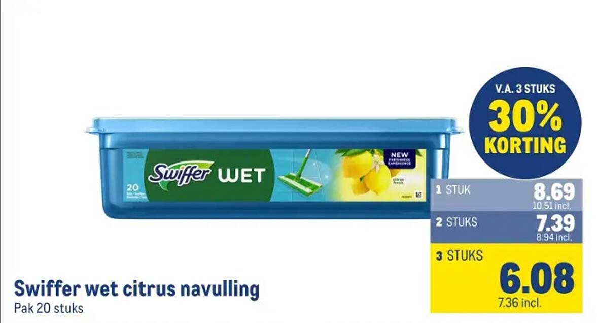 Swiffer wet citrus navulling