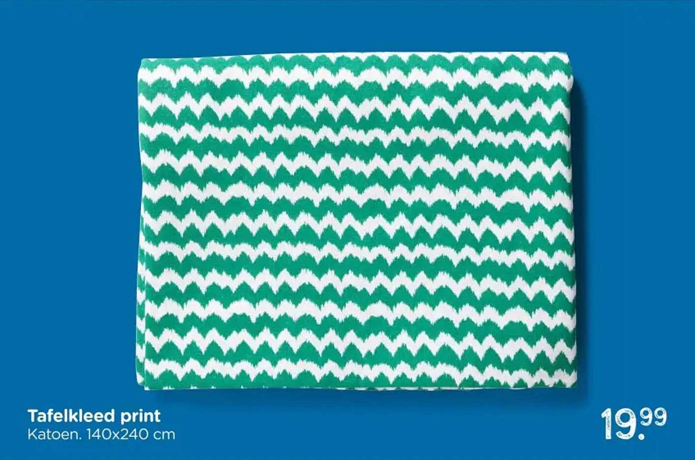 Tafelkleed print
