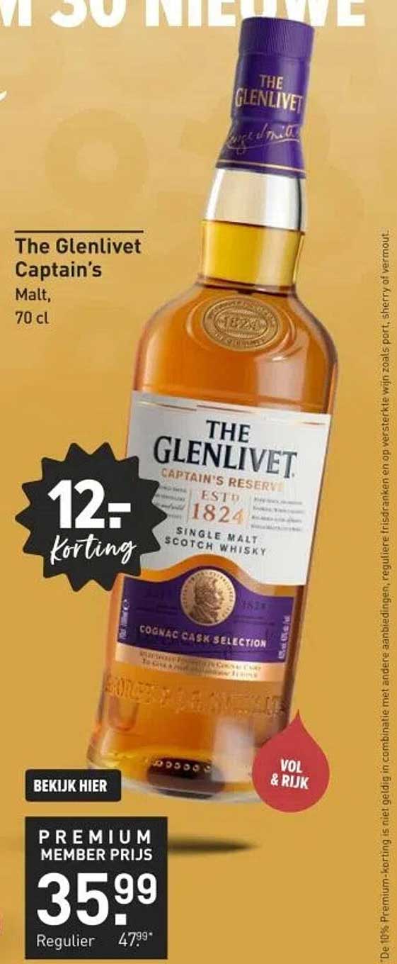 The Glenlivet Captain's Malt, 70 cl