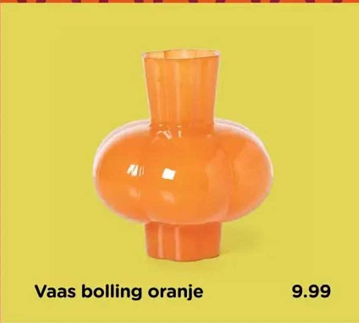 Vaas bollen oranje