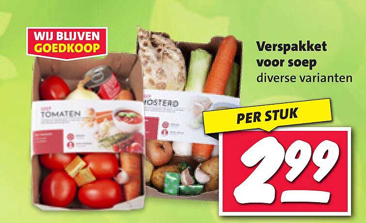 Verspakket voor soep diverse varianten