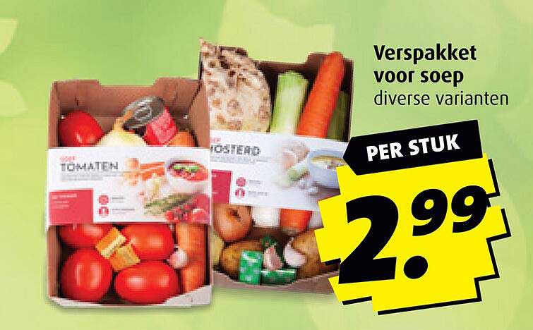 Verspakket voor soep diverse varianten