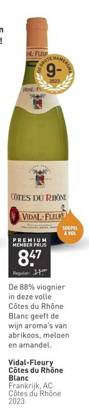 Vidal-Fleury Côtes du Rhône Blanc