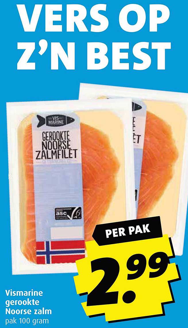Vismarine gerookte Noorse zalm