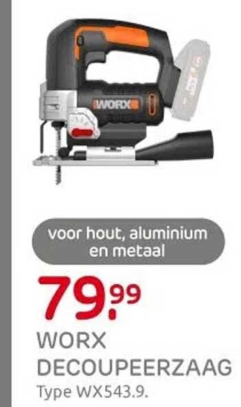 WORX DECOUPEERZAAG Type WX543.9