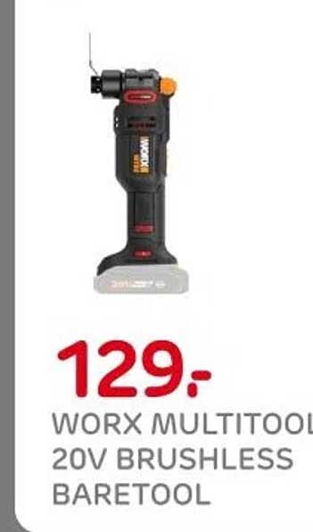 WORX MULTITOOL 20V BRUSHLESS BARETOOL