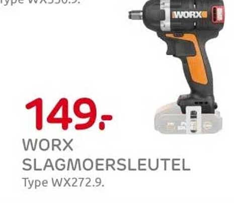 WORX SLAGMOERSLEUTEL Type WX272.9
