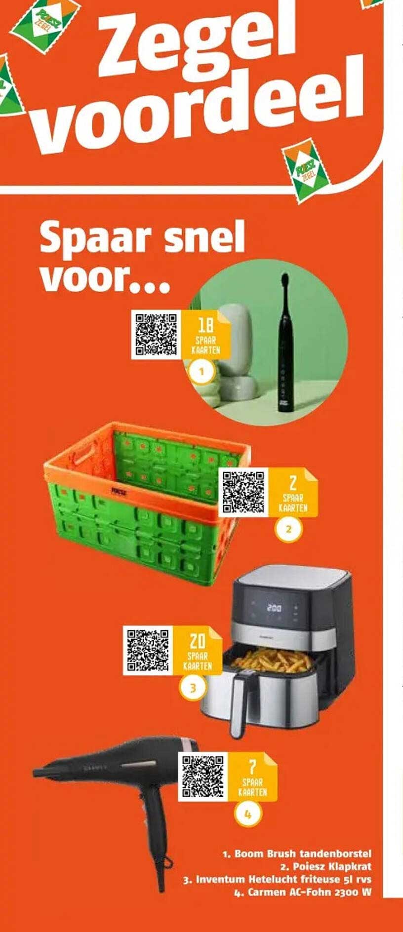 Zegel voordeel