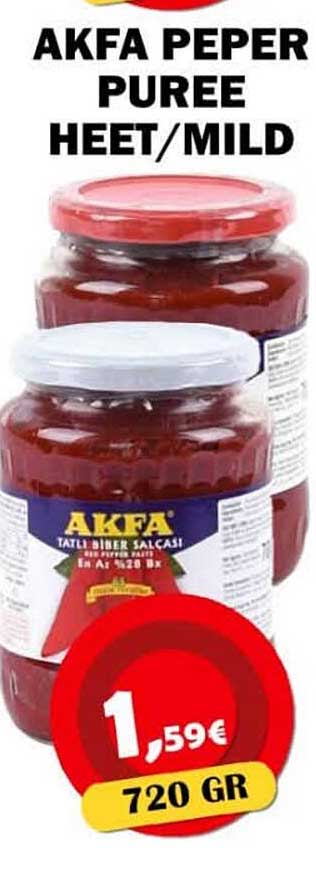AKFA PEPER PUREE HEET/MILD