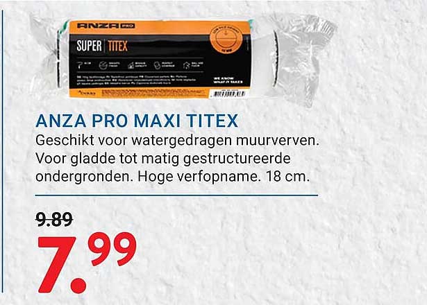 ANZA PRO MAXI TITEX