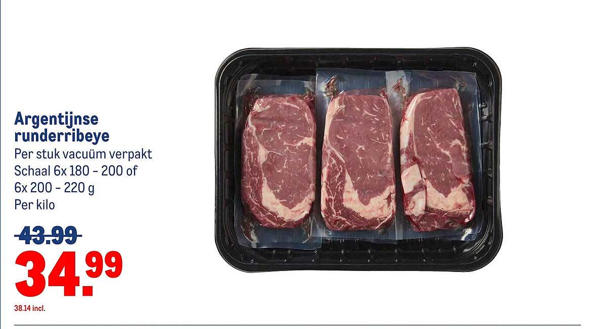 Argentijnse runderribeye