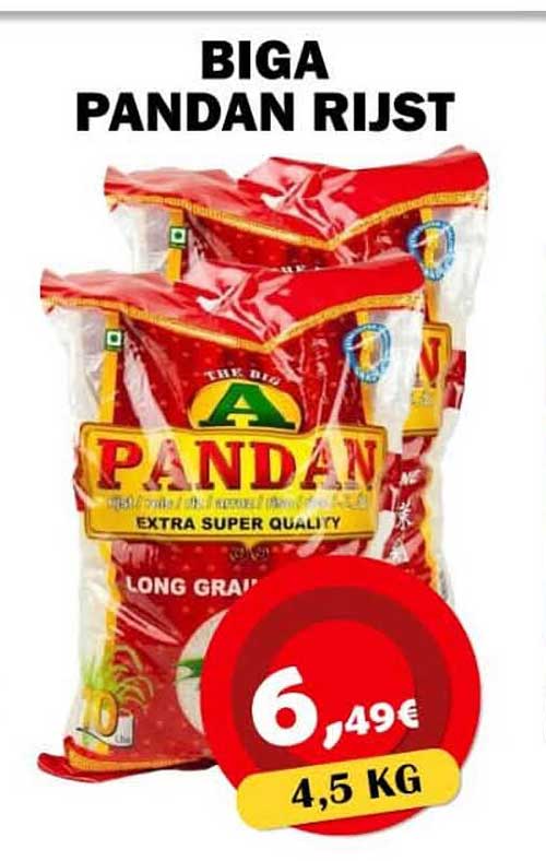 BIGA PANDAN RIJST