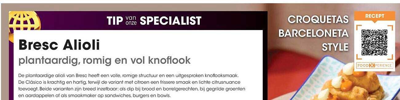 Bresc Alioli plantaardig, romig en vol knoflook