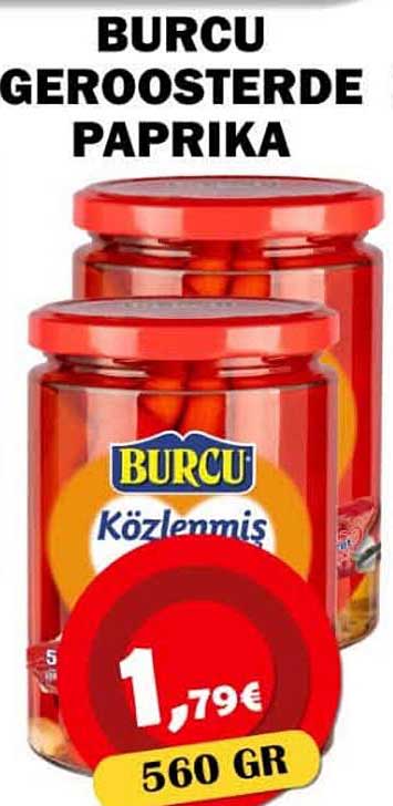 Burcu Geroosterde Paprika