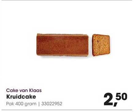 Cake van Klaas Kruidcake