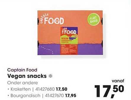 Captain Food Vegan snacks