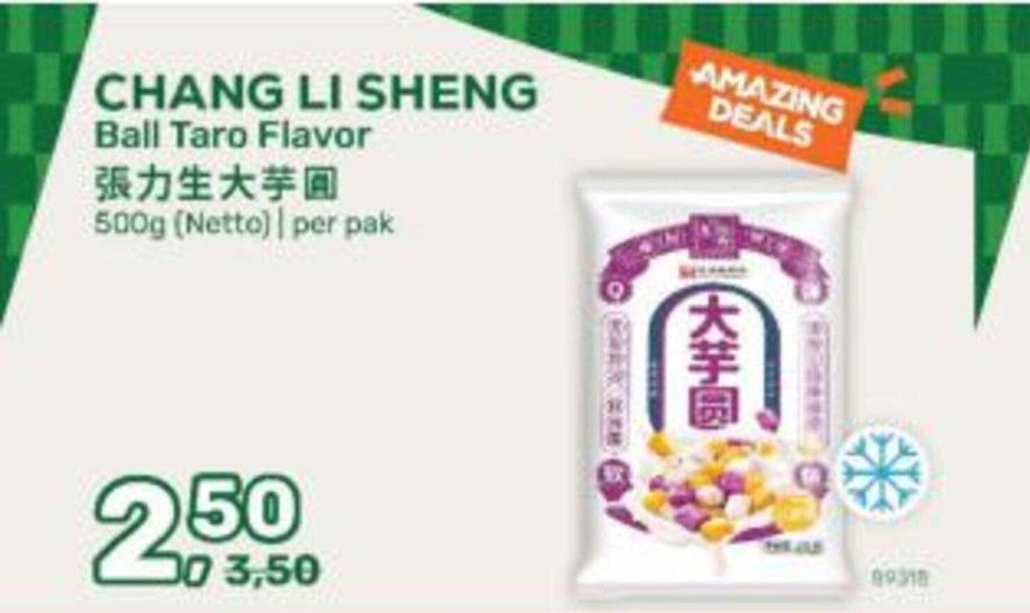 CHANG LI SHENG Ball Taro Flavor 500g (Netto) | per pak