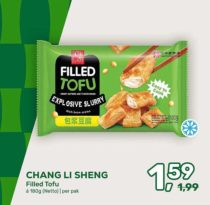 CHANG LI SHENG Filled Tofu à 180g (Netto) | per pak