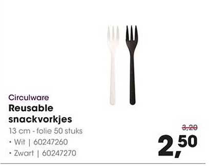 Circulware Reusable snackvorkjes