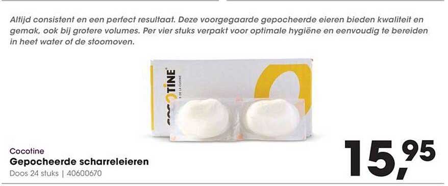 Cocotine Gepocheerde scharreleieren