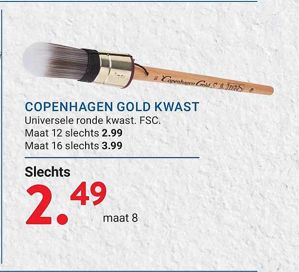 COPENHAGEN GOLD KWAST