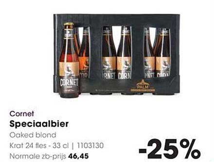 Cornet Speciaalbier Oaked blond
