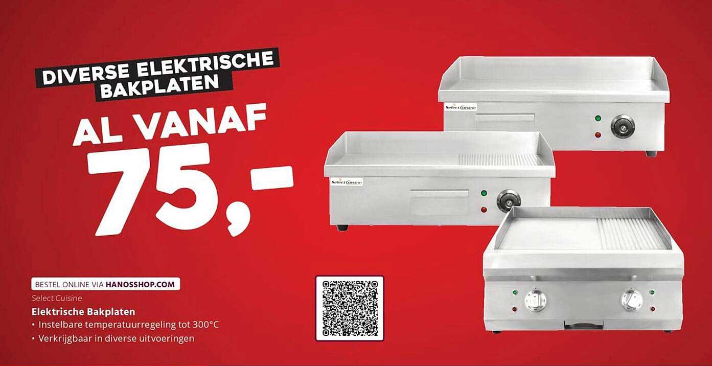 Diverse elektrische bakplaten