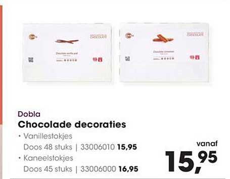 Dobla Chocolade decoraties