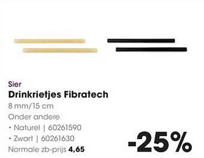 Drinkrietjes Fibratech -25%