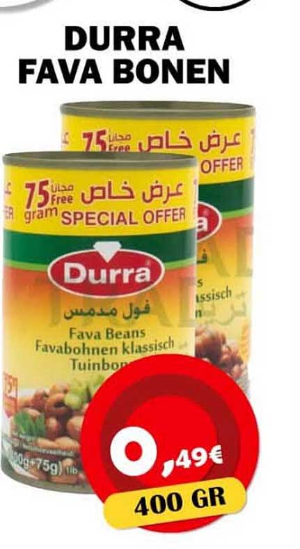 DURRA FAVA BONEN