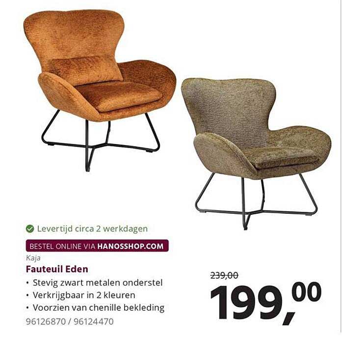 Fauteuil Eden