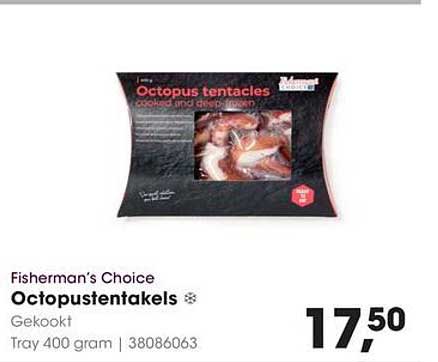 Fisherman’s Choice Octopustentakels Gekookt