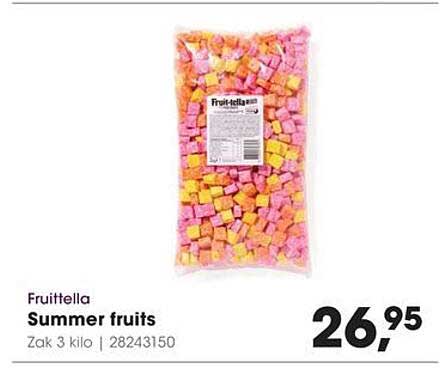 Fruittella Summer fruits Zak 3 kilo | 28243150