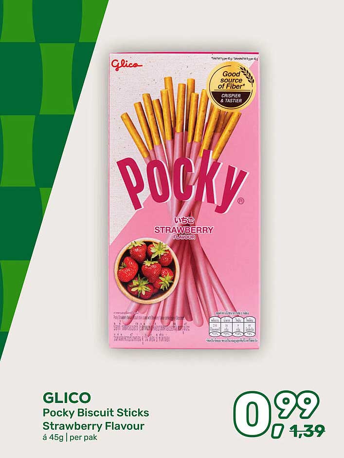 GLICO Pocky Biscuit Sticks Strawberry Flavour