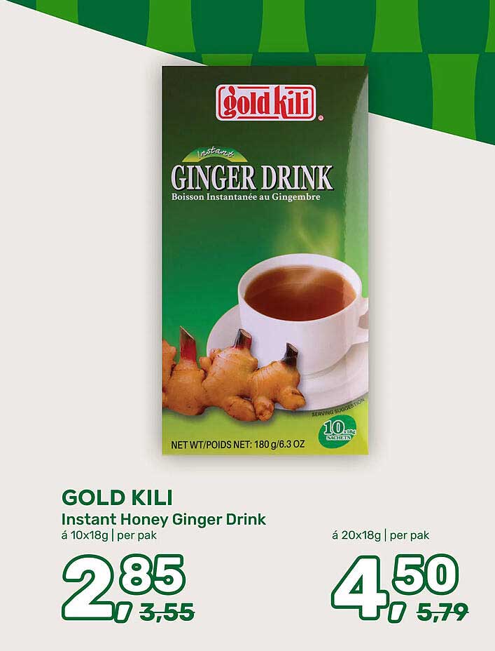 GOLD KILI Instant Honey Ginger Drink