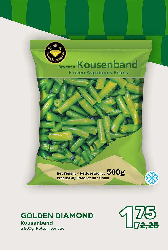 GOLDEN DIAMOND Kousenband á 500g (Netto) | per pak