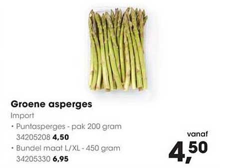 Groene asperges