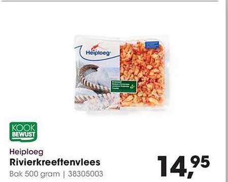 Heiploeg Rivierkreeften vlees