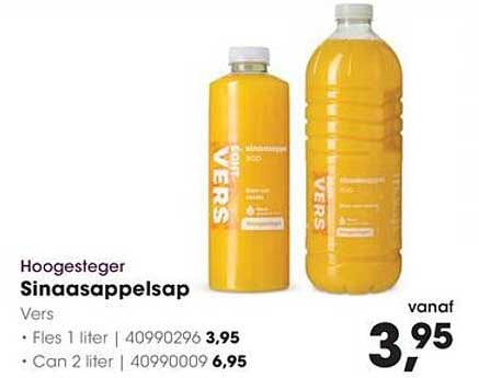 Hoogesteger Sinaasappelsap Vers