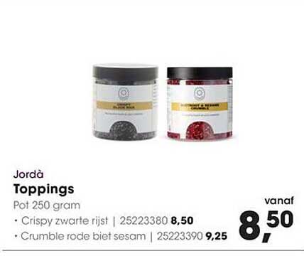 Jordà Toppings