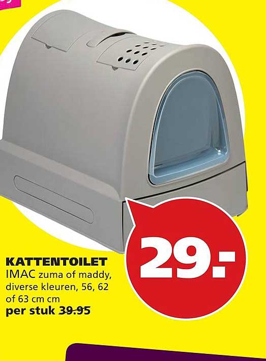 KATTENTOILET IMAC zuma of maddy, diverse kleuren, 56, 62 of 63 cm cm per stuk