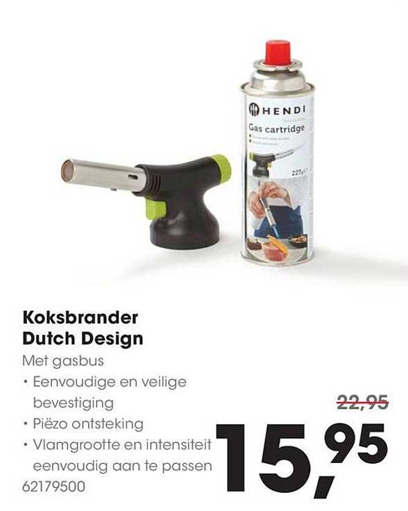 Koksbrander Dutch Design Met gasbus