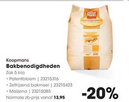 Koopmans Bakbenodigdheden